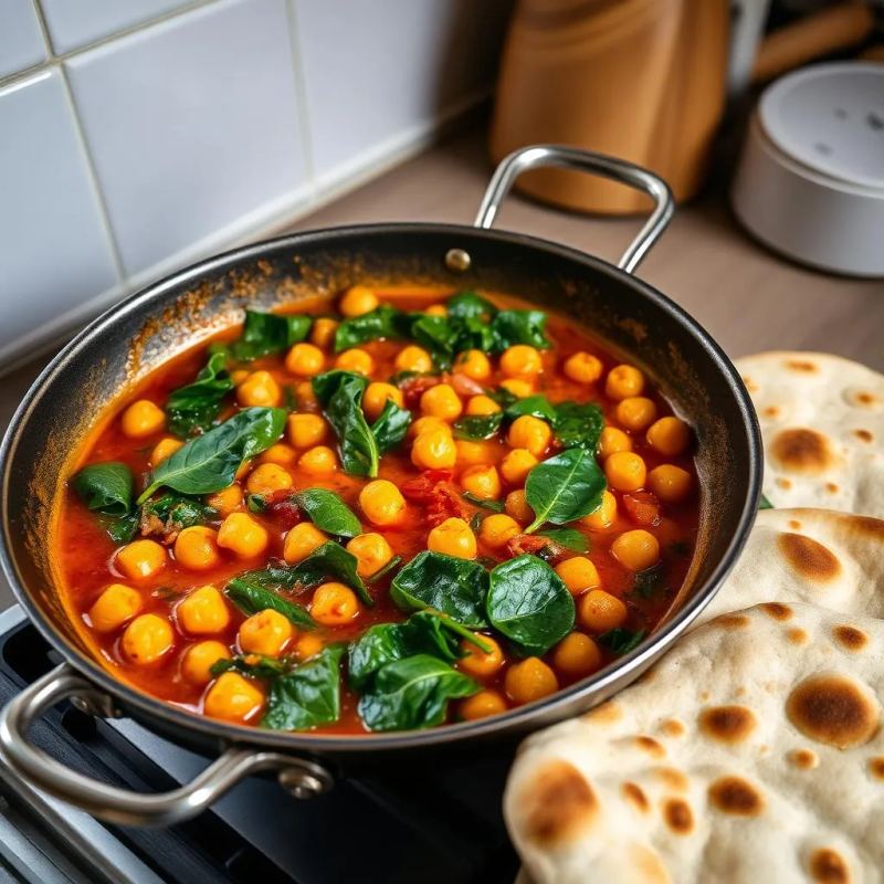 Easy chickpea curry