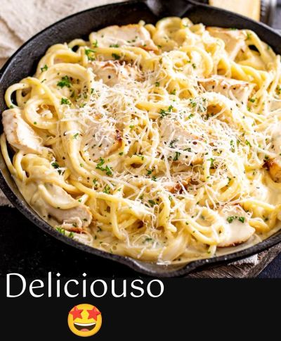 20-minute garlic chicken pasta — photo 2