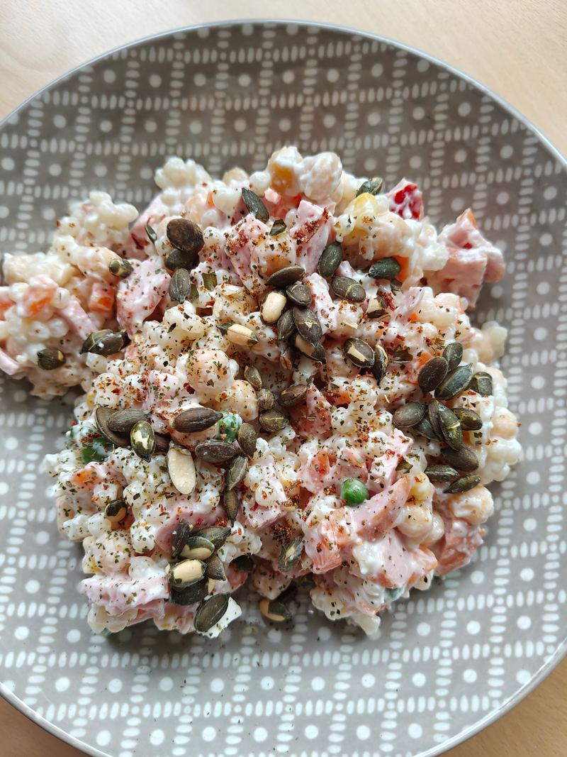 Ani's Couscous and Chickpeas salad