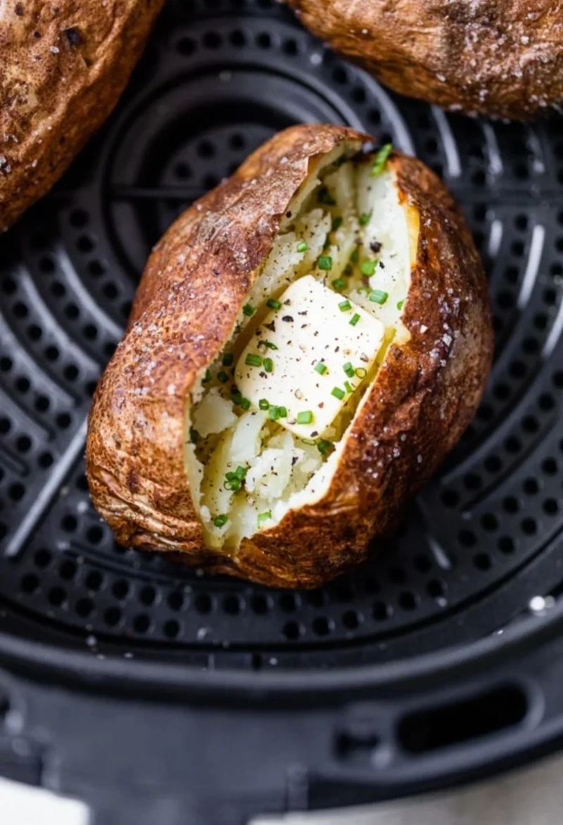 Air fryer jacket potatoes